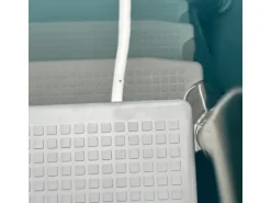 Poolomio Edelstahlleiter mit Handlauf 4-stufig für Pools bis 140 cm