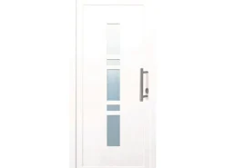 Premium Kunststoff-Haustür SMK 017 Weiß 110 cm x 210 cm DIN R