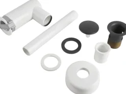 Prevex EasyClean Siphon Ø 40 mm / 32 mm mit Pop-Up-Ventil Schwarz