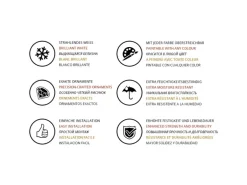 PROFHOME 159004 3D Wandpaneel Wandvertäfelung Akustikpaneel 0,36 m2 59,9 cm x 2,4 cm x 59,9 cm Weiß