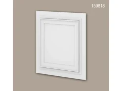 PROFHOME 159818 3D Wandpaneel Wandvertäfelung Deckenplatte 0,25 m2 50 cm x 2 cm x 50 cm Weiß