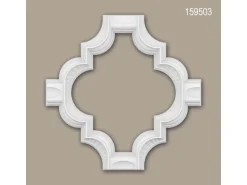 PROFHOME 159503 3D Wandpaneel Wandvertäfelung Zierelement 49,9 x 49,8 cm 49,9 cm x 49,8 cm x 6 cm Weiß