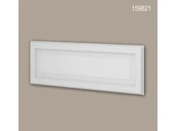 PROFHOME 159821 3D Wandpaneel Wandvertäfelung Akustikpaneel 0,75 m2 150 cm x 4,2 cm x 50 cm Weiß