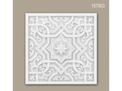 PROFHOME 157503 Deckenplatte Wandvertäfelung Deckenelement 29,2 x 29,2 cm 29,2 cm x 29,2 cm x 6 cm Weiß