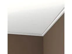 PROFHOME 650130 Eckleisten 1 Karton Set mit 10 Zierleisten 20 m Weiß