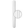 PROFHOME 116010 Halbsäulen Schaft Säule Zierelement Stuckdekor 25,1 cm x 230 cm x 12,6 cm Weiß