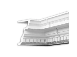 PROFHOME 402321 InnenwinkelAußenstuck Eckelement Fassaden Element 39,3 cm x 39,3 cm x 26,8 cm Weiß
