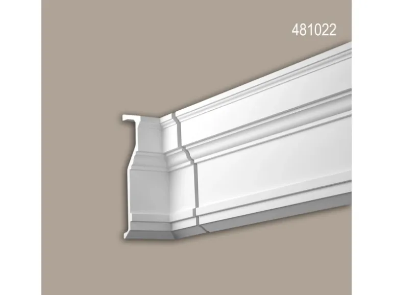 PROFHOME 481022 InnenwinkelAußenstuck Eckelement Fassaden Element 20,8 cm x 20,8 cm x 36,5 cm Weiß