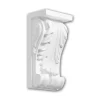 PROFHOME 119010 Konsole Zierelement dekoratives Element Stuckdekor, 12,0 cm x 23,2 cm x 8,3 cm Weiß
