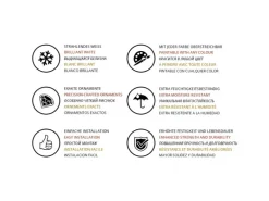 PROFHOME 154003 Pediment Türumrandung Stuckdekor aus Polyurethan 126,5 cm x 19,5 cm x 2,6 cm Weiß