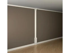 PROFHOME 121001 Pilaster Kapitell Zierelement Flachsäule Wandsäule, 23,2 cm x 15 cm x 6,9 cm Weiß