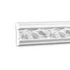 PROFHOME 151339 Wand- und Friesleiste Stuckleiste Zierleiste Wandleiste 2 m 200 cm x 1,3 cm x 5,6 cm Weiß