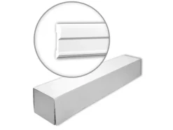 PROFHOME 151344 Wand- und Friesleisten 1 Karton Set mit 16 Zierleisten 32 m Weiß