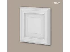 PROFHOME 159820-Box 3D Wandpaneele 1 Karton Set mit 3 Paneelen 0,75 m2 Weiß