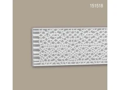 PROFHOME 151518-Box 3D Wandpaneele 1 Karton Set mit 2 Paneelen 4,08 m Weiß