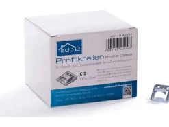Profilkralle 2 mm Pan. 100 Stück