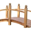 Promadino Zierbrücke Luise Kiefernholz (LxBxH) 128 x 62,5 x 69 cm