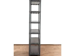 PROREGAL Kunststoffregal Grey Bear Extra-Tall HxBxT 220 x 80 x 46 cm Fachlast 120 kg Grau