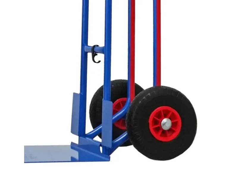 PROREGAL Sackkarre RAGNAR mit XXL Klappbarer Schaufel HxBxT 117 x 62,5 x 62 cm Tragkraft 250kg Stahl Blau