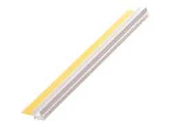 Protektor Anputzleiste 260cm PVC Weiß mit 10mm Schutzlippe für Putzanschluss