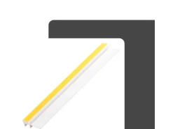 Protektor Anputzleiste 260cm PVC Weiß mit 10mm Schutzlippe für Putzanschluss
