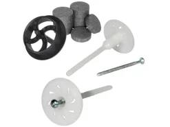 PROTEKTOR 500x Dämmstoff-Schraubdübel Set Ø8x160mm Vormontiert inkl. 600x Rondelle + Fräser