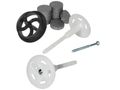 PROTEKTOR 600x Dämmstoff-Schraubdübel Set Ø8x160mm inkl. 600x Rondelle + Fräser