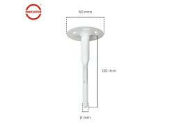 PROTEKTOR 200x Dämmstoff-Schraubdübel Ø8x120mm WDVS Dübel für Fassadendämmung
