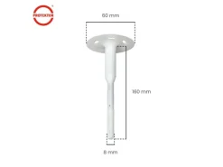 PROTEKTOR 200x Dämmstoff-Schraubdübel Ø8x160mm WDVS Dübel für Fassadendämmung