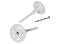 PROTEKTOR 200x Dämmstoff-Schraubdübel Ø8x140mm WDVS Dübel für Fassadendämmung