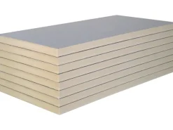 PUR/PIR Dämmplatte ALU PUR 023 DEO/WI/DI/WAB/DAA dh 1.250 mm x 625 mm x 100 mm