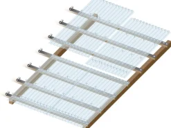 PVC-Trapezplatte 0,8 mm 70/18 Transparent 2000 mm x 1090 mm