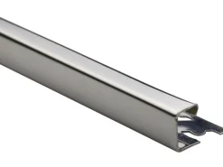 Quadrat-Abschlussprofil Edelstahl poliert 10 mm x 2,5 m