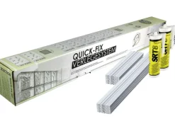 Quick-Fix Verlegesystem für 24 Glassteine 24 cm x 24 cm x 8 cm