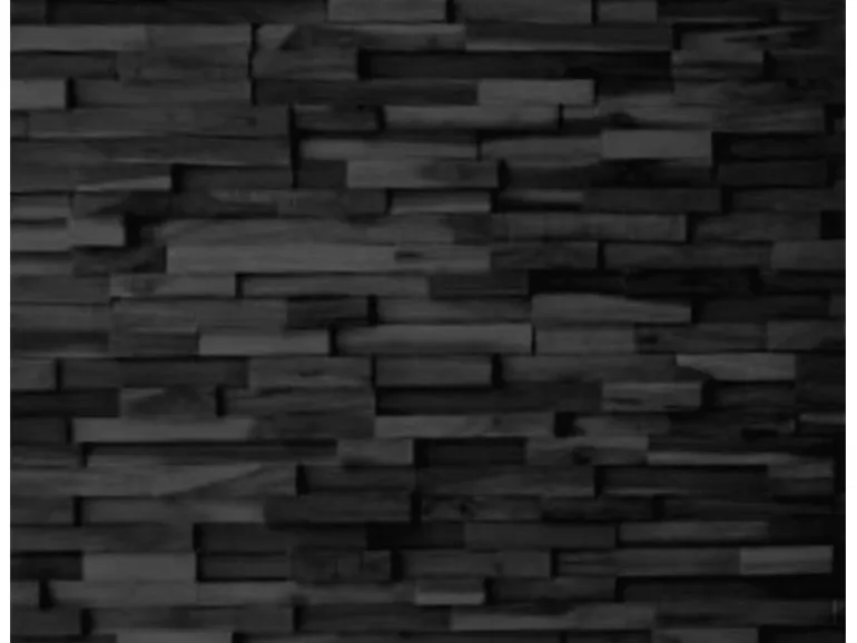 Rebel of Styles Holzverblender UltraWood Teak Yakisugi 18 cm x 49,5 cm FSC®