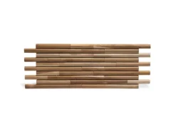 Rebel of Styles Holzverblender UltraWood Teak Round 50 cm x 20 cm Braun