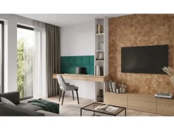 Rebel of Styles Holzverblender UltraWood Teak Hexagon 26 cm x 15 cm Braun