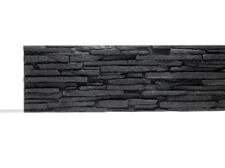 Rebel of Styles Verblender Tasso EPS-Schaumstoff Schwarz 18,7 cm x 57,4 cm