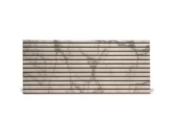 Rebel of Styles Verblender UltraLight Linari Round HD 116 cm x 50 cm Marble Weiß