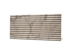 Rebel of Styles Verblender UltraLight Linari Round HD 116 cm x 50 cm Marble Weiß