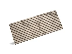 Rebel of Styles Verblender UltraLight Linari Round HD 116 cm x 50 cm Marble Weiß