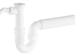 Röhrensiphon Ø 47,8 mm (G 1 1/2") Weiß