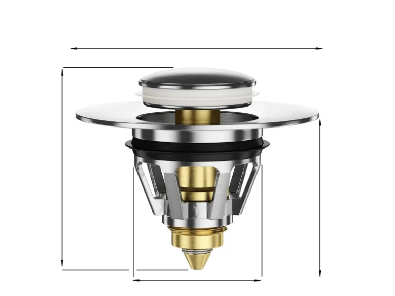 Sanilo Pop Up Waschbeckenstöpsel Federn