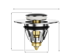 Sanilo Pop Up Waschbeckenstöpsel Lumber