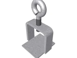 Schake Schilderklemme Ohne Ösen Haken Feuerverzinkt