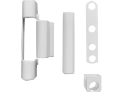 Scharnierabdeckung Set 4-Teilig Weiß