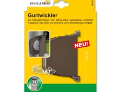 Schellenberg Aufschraubwickler Mini aufklappbar 155 mm Braun
