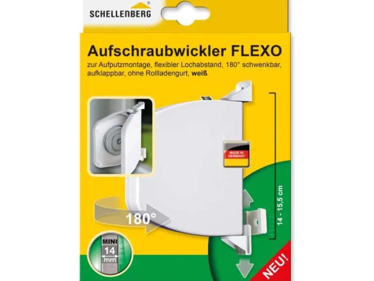 Schellenberg Aufschraubwickler Flexo Mini Weiß