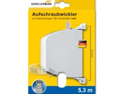 Schellenberg Aufschraubwickler Maxi mit Rollladengurt schwenkbar Weiß