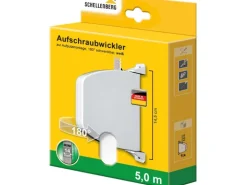 Schellenberg Aufschraubwickler Mini mit Rollladengurt schwenkbar Weiß